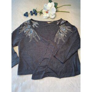Free People Whimsigoth Cardigan Whimsygoth Design Knit Womens Y2K Size M